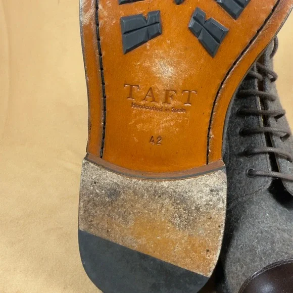 TAFT Men's Jack Wool Cap Toe Boots Size 9 (EUR 42) - Picture 8 of 8